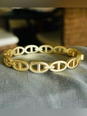 Matte Gold Mariner Link Bracelet